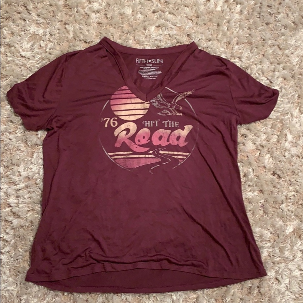 V neck T-shirt